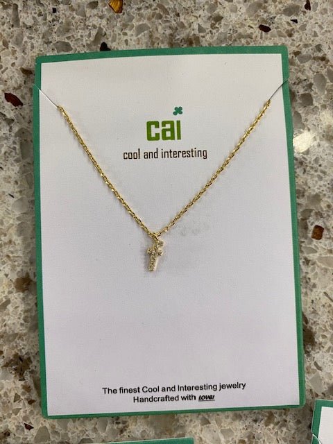 CAI Small Initial Necklace - Juli's Wearable Art
