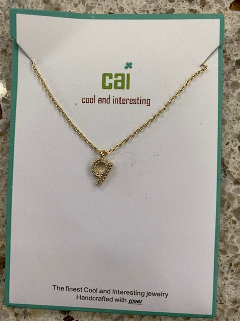 CAI Small Initial Necklace - Juli's Wearable Art