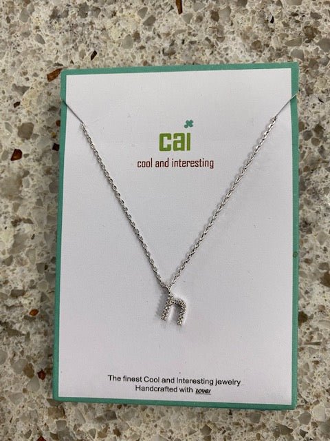 CAI Small Initial Necklace - Juli's Wearable Art