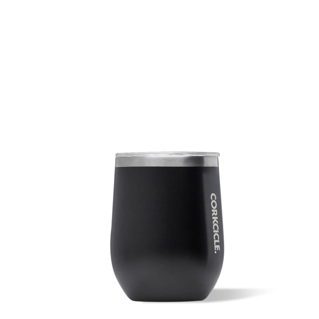 Corkcicle Stemless 12oz Insulated Wine Tumbler - Matte Black - Juli's Wearable Art