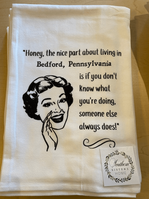 Flour Sack Tea Towels - Bedford - Juli's Wearable Art