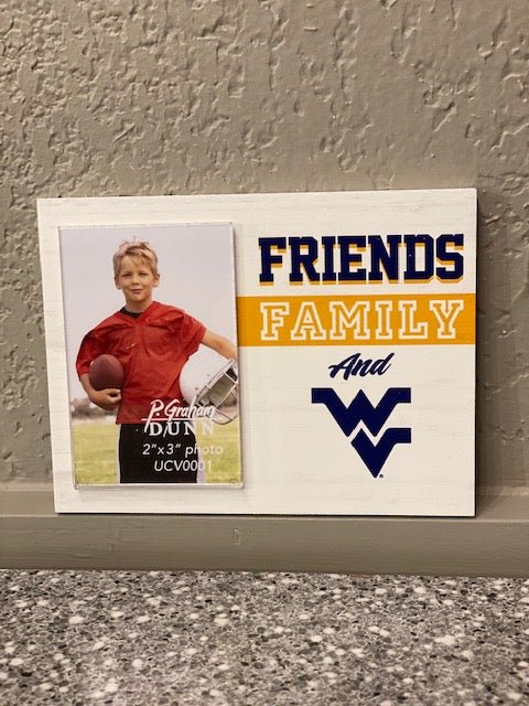 Friends Family & WVU Picture Frame - Juli's Wearable Art