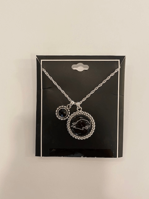 High School Mascot Charm along with a school color charm - Necklace - Juli's Wearable Art