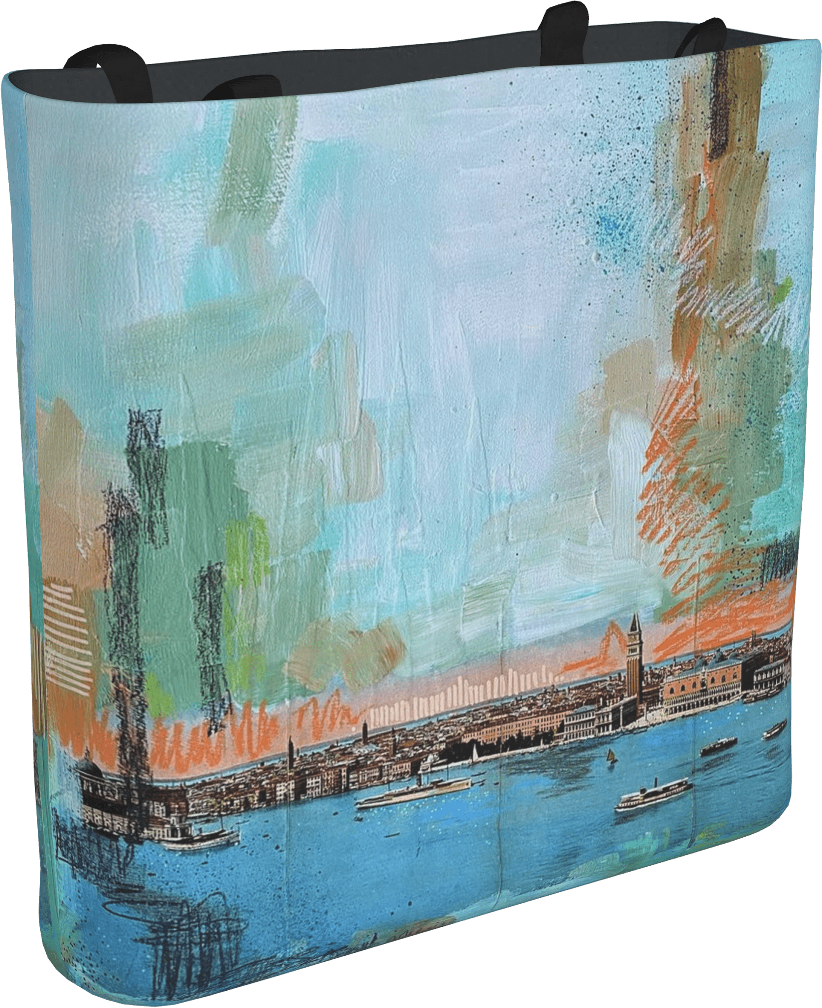 Jen Judd Original Artwork - Large Tote Bags - Juli's Wearable Art