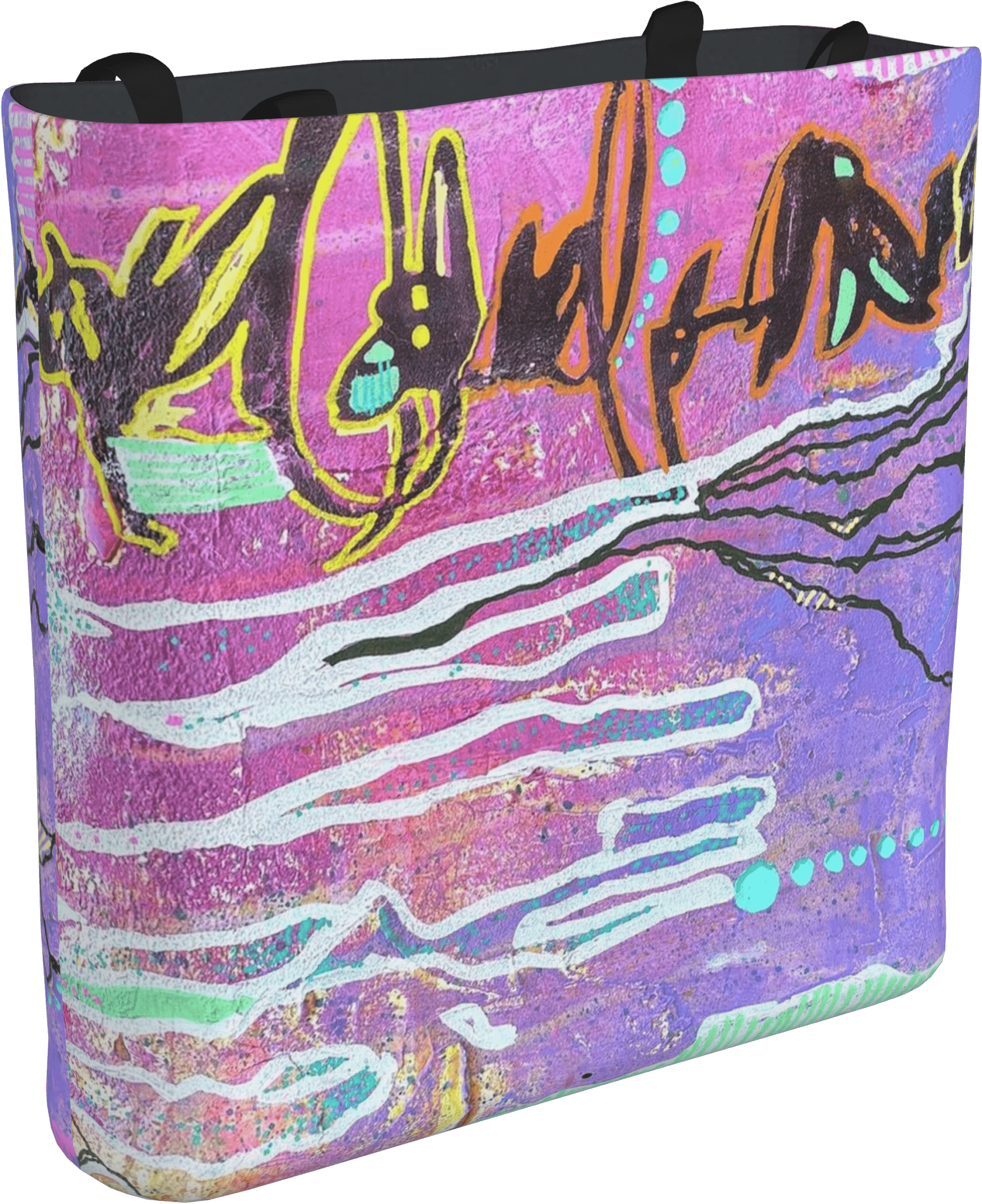 Jen Judd Original Artwork - Large Tote Bags - Juli's Wearable Art