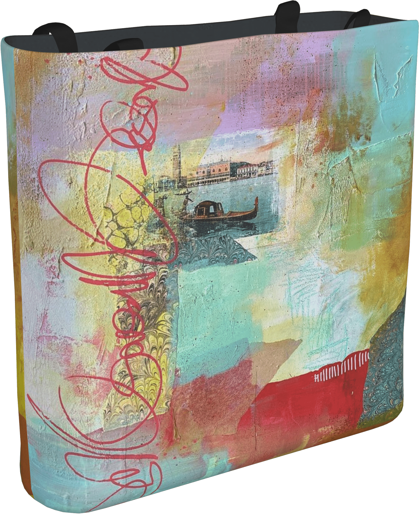 Jen Judd Original Artwork - Large Tote Bags - Juli's Wearable Art