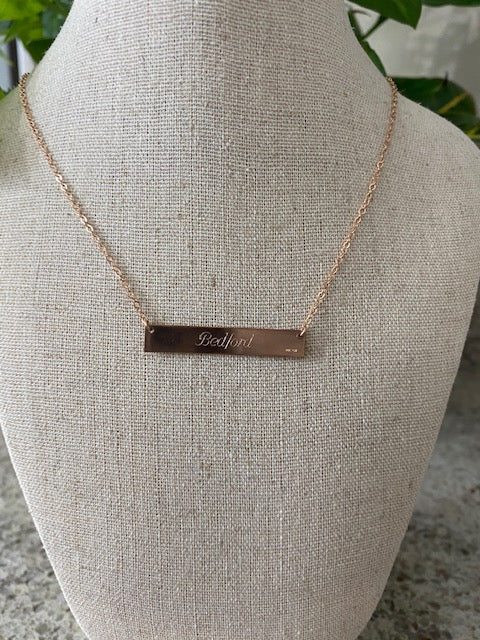 Lat n Lo Bedford Horizontal Necklace - Juli's Wearable Art