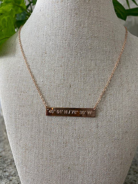 Lat n Lo Bedford Horizontal Necklace - Juli's Wearable Art