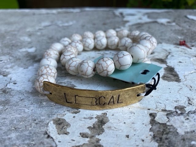 Local Pennsylvania State Wrap Bracelet - Juli's Wearable Art
