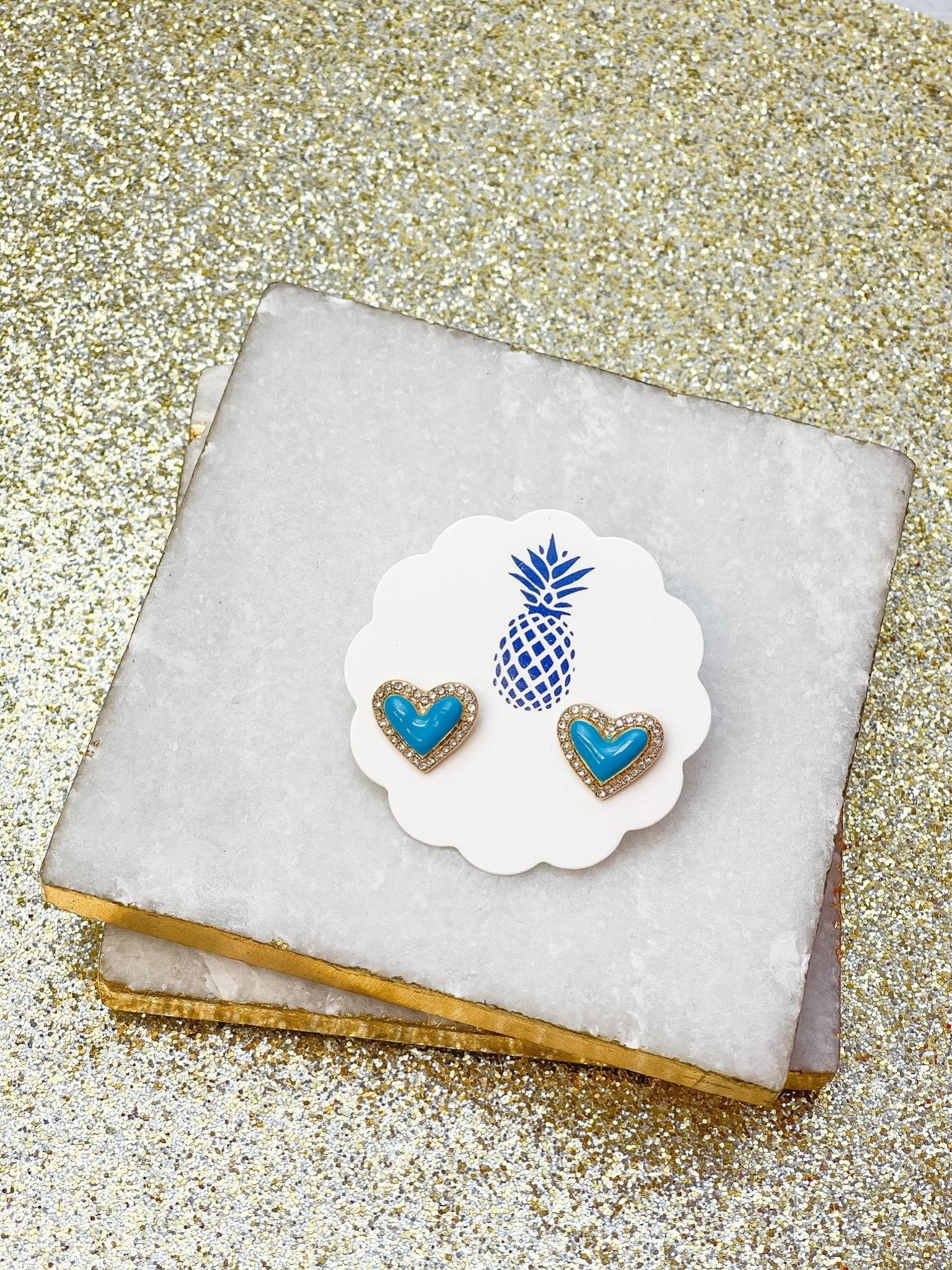 Love & Hearts Earrings - Juli's Wearable Art