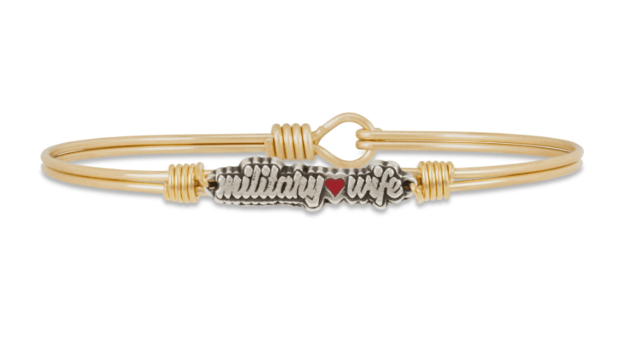 Luca & Danni Military Wife Bangle Bracelet - Juli's Wearable Art