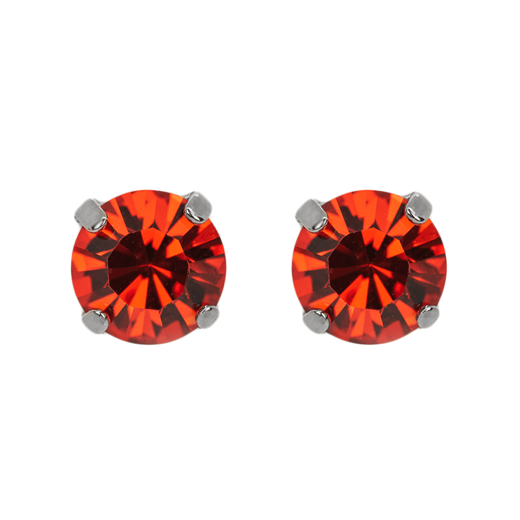 Mariana Silver Must - Have Crystal Post Earrings in "Hyacinth" - Juli's Wearable Art