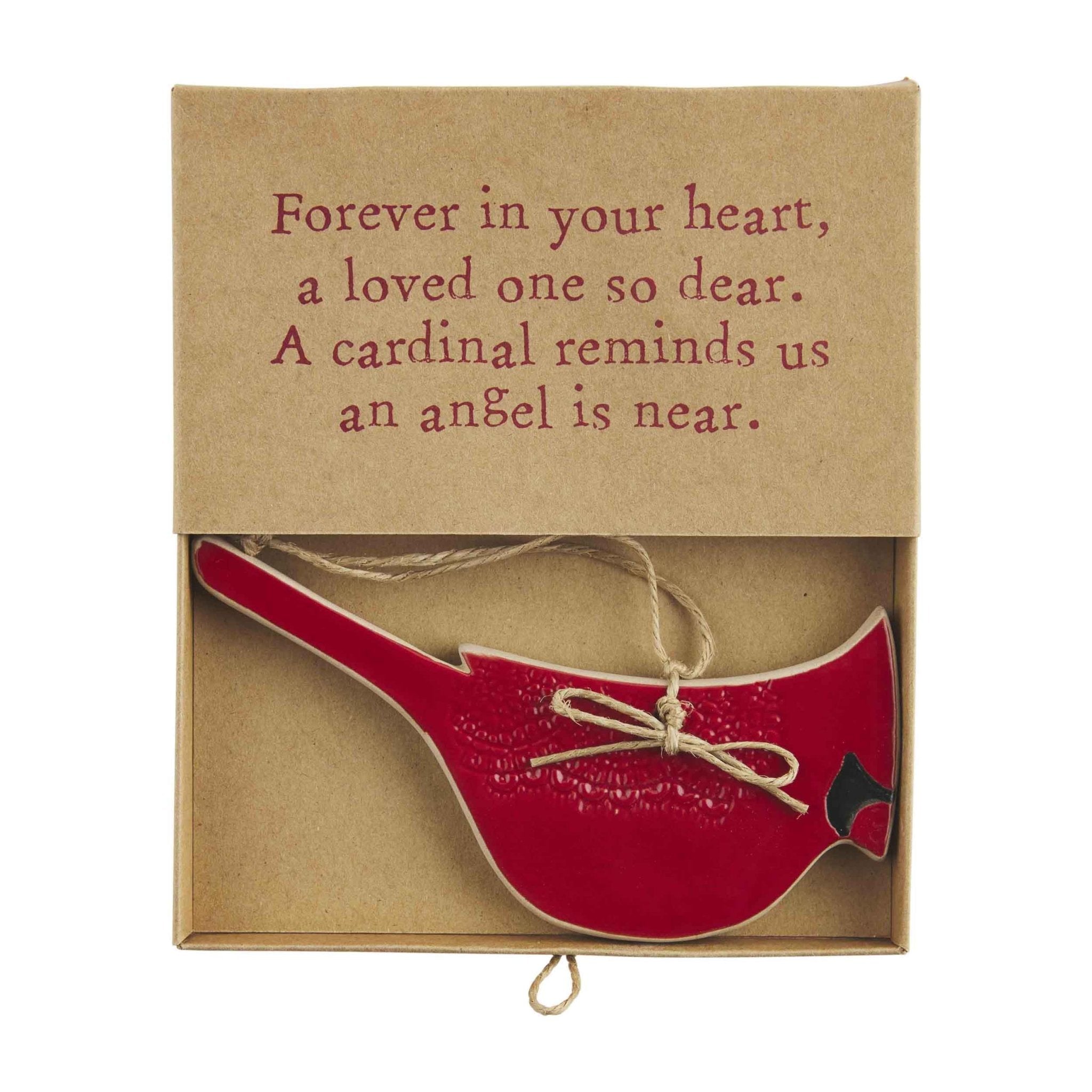 Mudpie Cardinal Ornament - Juli's Wearable Art
