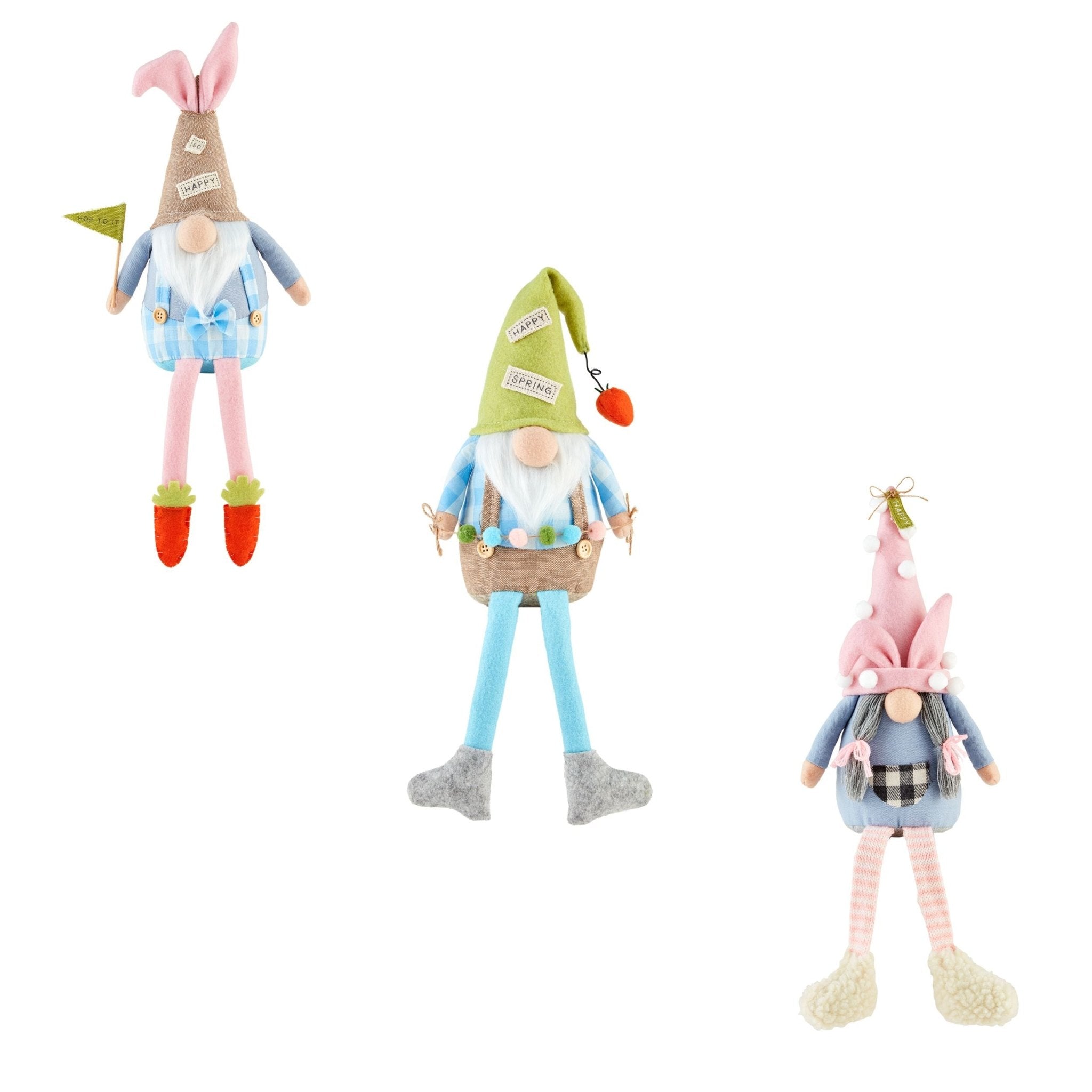 Mudpie Easter Dangle Gnomes - Juli's Wearable Art