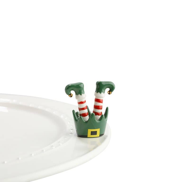 Nora Fleming "Jingle Toes" Elf Mini - Juli's Wearable Art