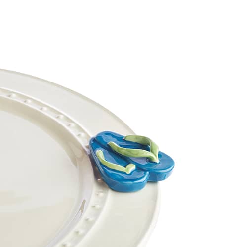 Nora Fleming "Sunnin' & Funnin" Flip Flop Mini - Juli's Wearable Art