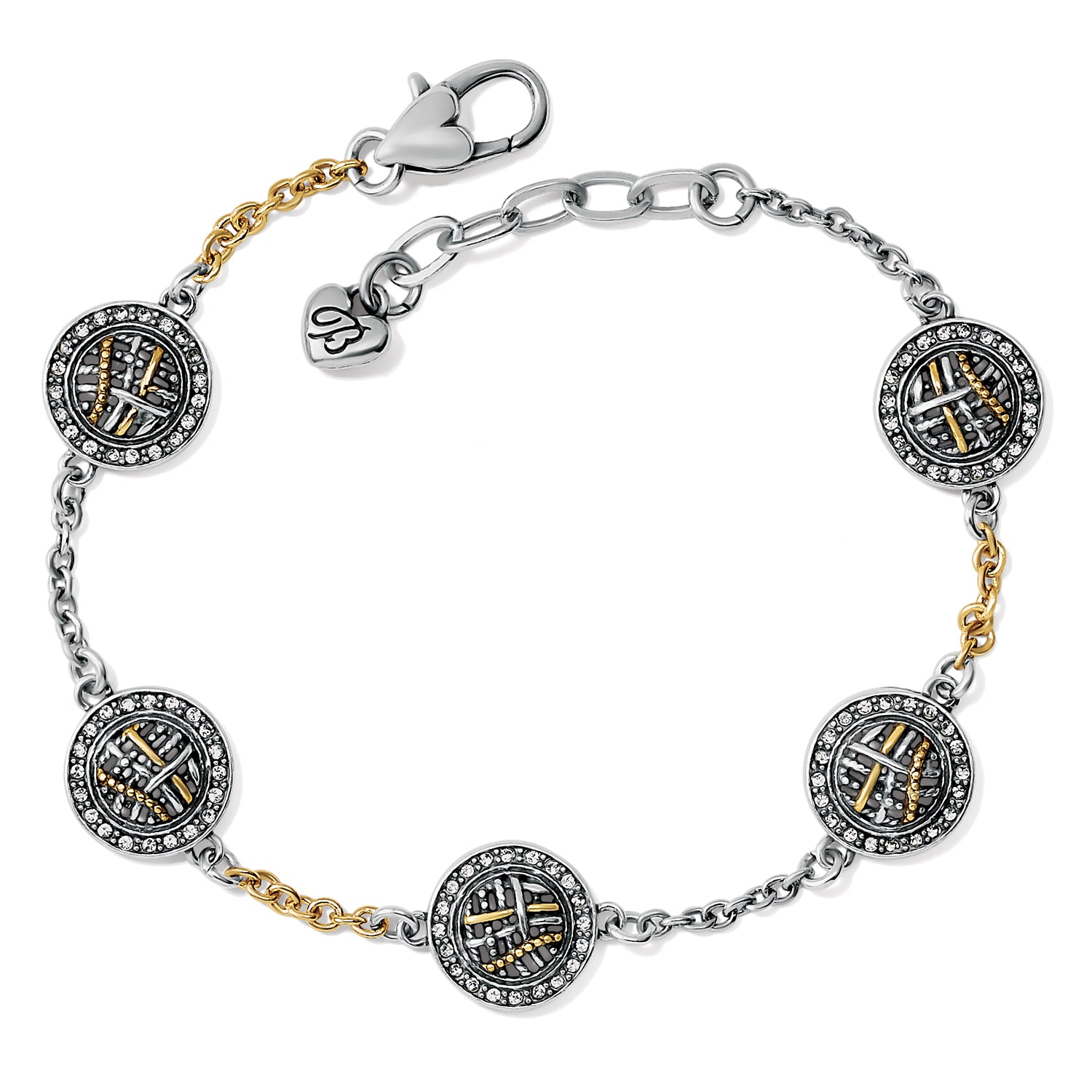 Brighton Neptune s Rings Woven Station Bracelet