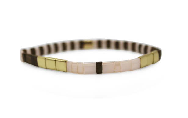 Skylar Paige I LOVE YOU Morse Code Tila Beaded Bracelet - Juli's Wearable Art