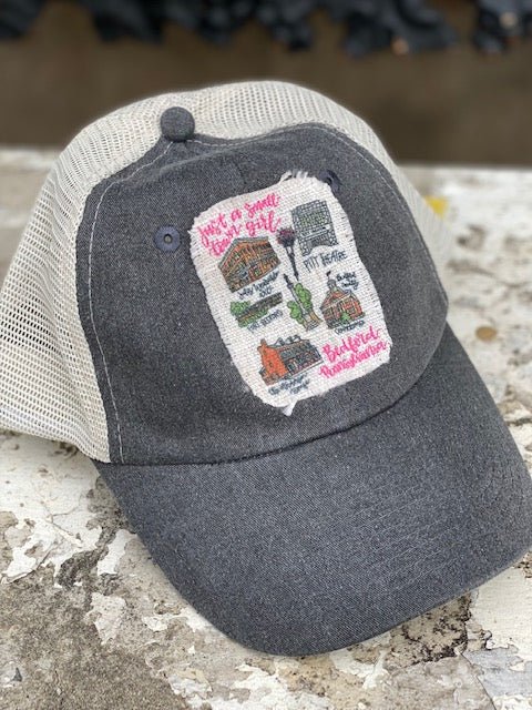 Small Town Bedford Girl Hat - Juli's Wearable Art