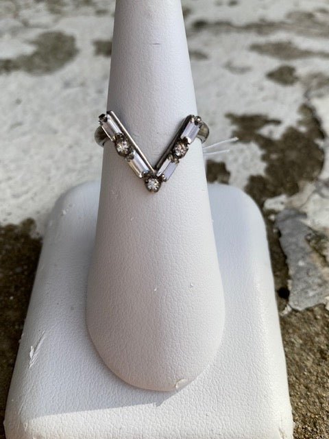 Sorrelli Chevron Band Ring - Juli's Wearable Art