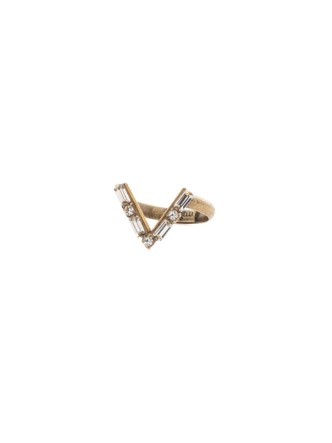 Sorrelli Chevron Band Ring - Juli's Wearable Art