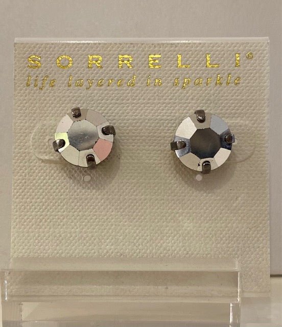 Sorrelli Round Crystal Stud Earrings - Juli's Wearable Art