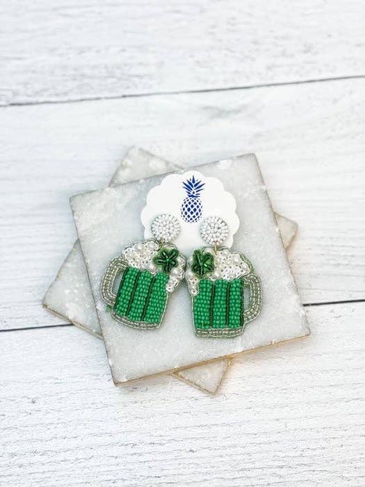 St Patrick's Day Earrings - Juli's Wearable Art