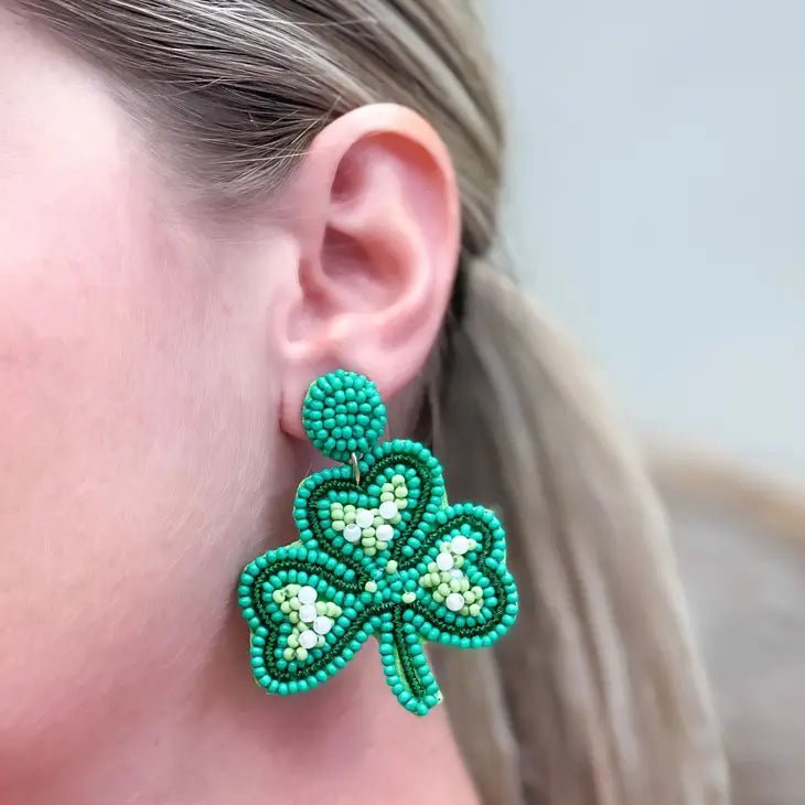 St Patrick's Day Earrings - Juli's Wearable Art