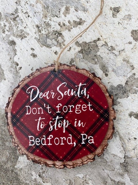 Wooden Round Bedford Ornaments - Juli's Wearable Art