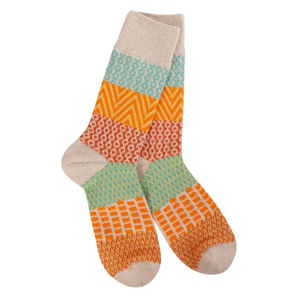 World's Softest Weekend Gallery Crew Socks - Juli's Wearable Art