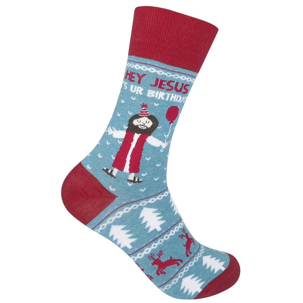 Hey Jesus It's Ur Birthday Socks