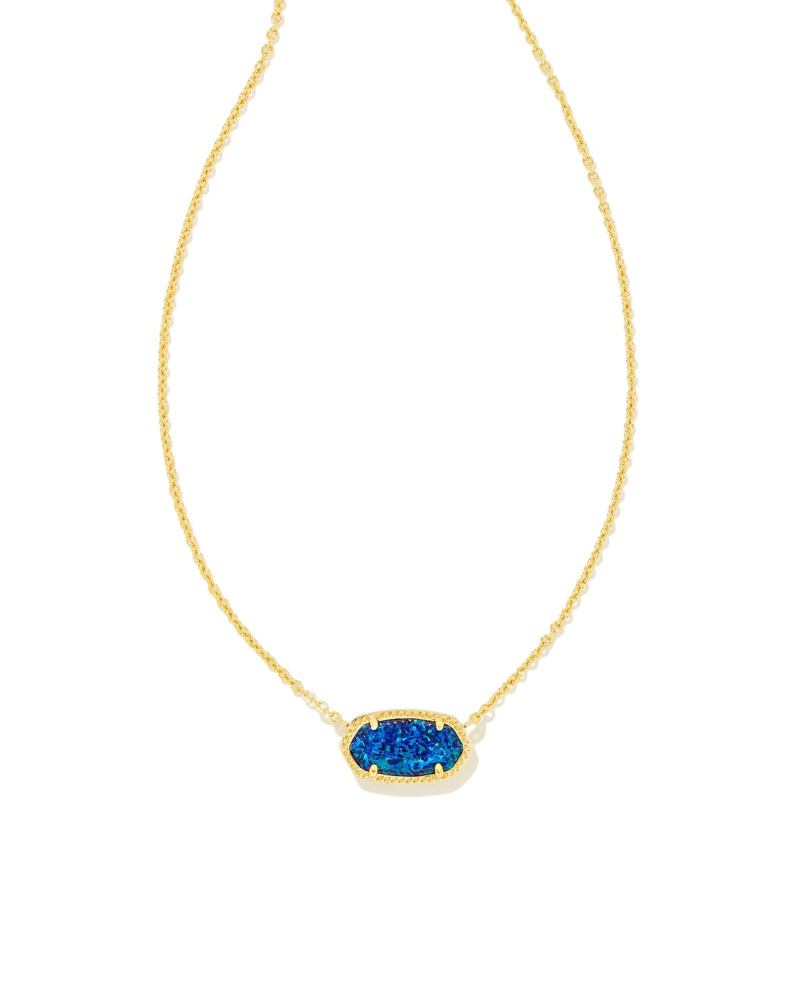 Kendra scott necklace blue shop stone