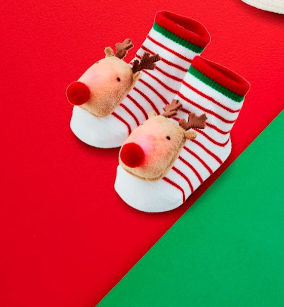 Mudpie Christmas Light-Up Socks