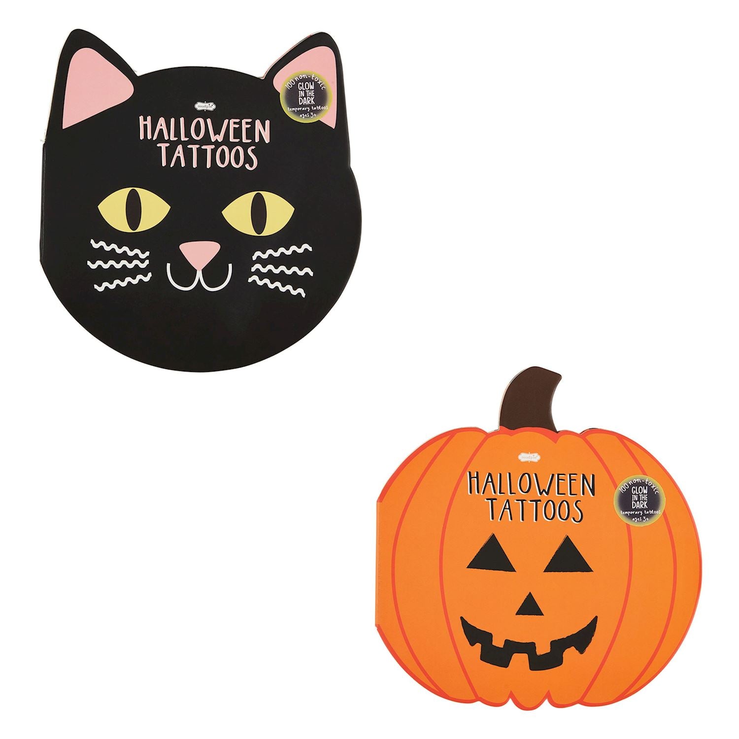 Mudpie Halloween Glow Tattoo Books