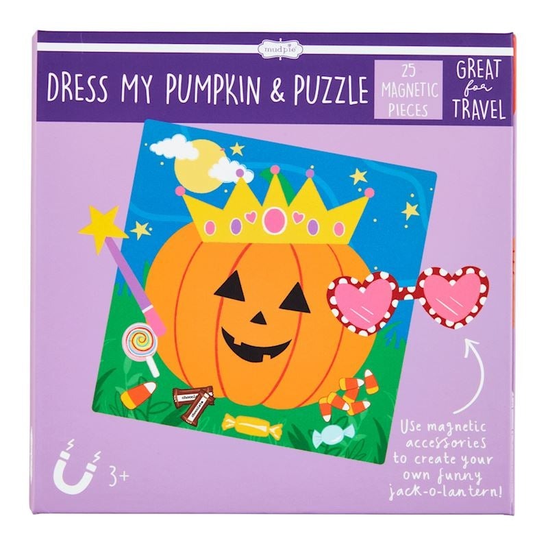 Mudpie Dress My Pumpkin Puzzle Sets