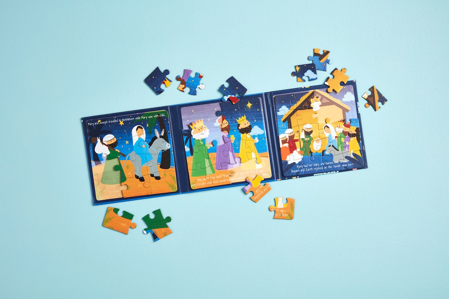 MUDPIE Nativity Magnetic Puzzle Set