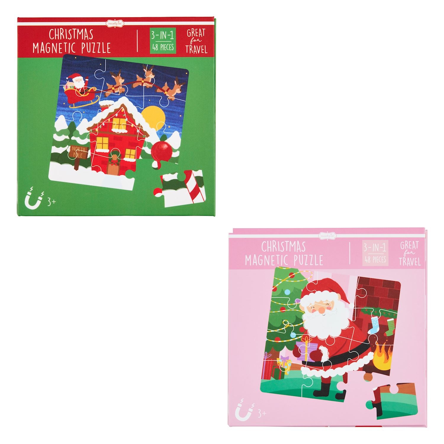 MUDPIE Christmas Magnetic Puzzles