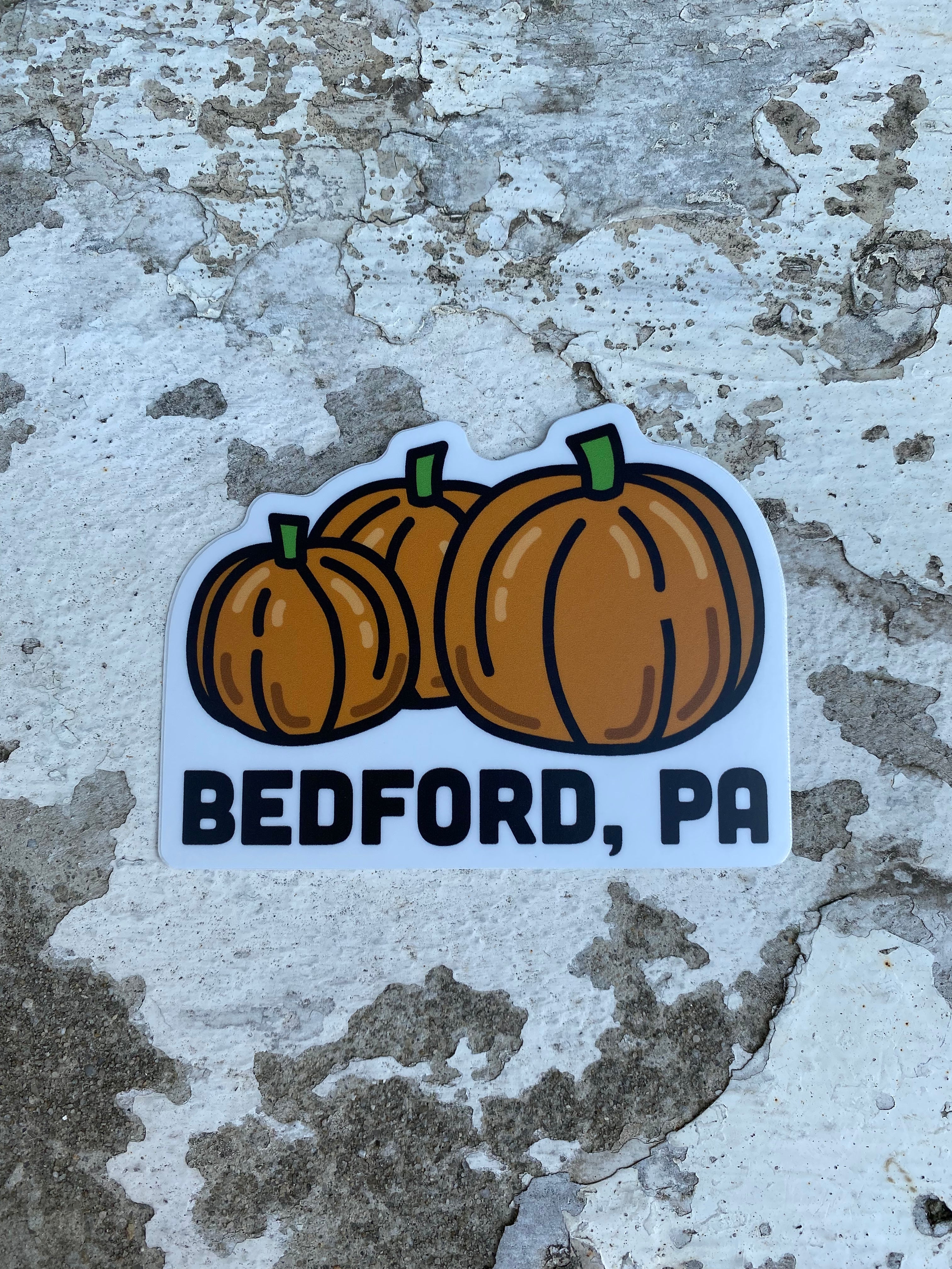 Bunch of Pumpkins Bedford Sticker