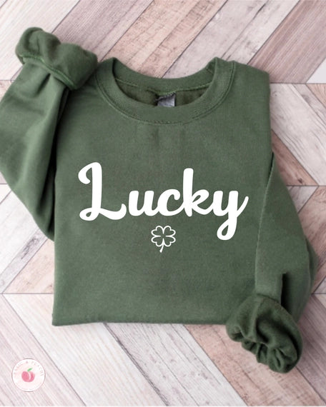 Lucky St. Patrick's Day Crewneck Sweatshirt
