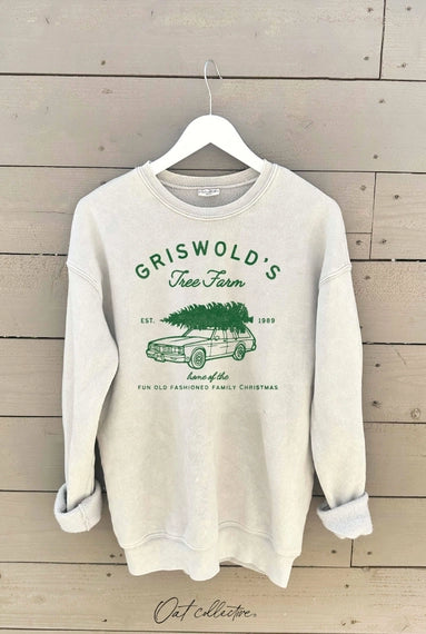 Griswold's Tree Farm Mineral Graphic Sweatshirt