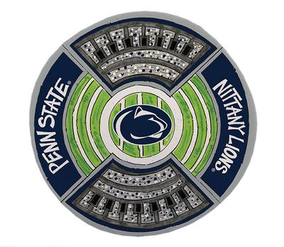 Penn State Round Stadium Platter