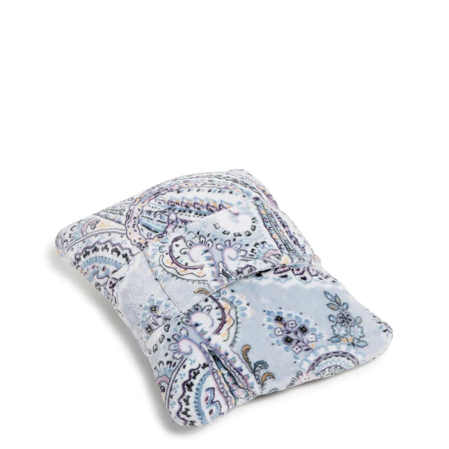 Vera Bradley Plush Fleece Travel Blanket-Soft Sky Paisley