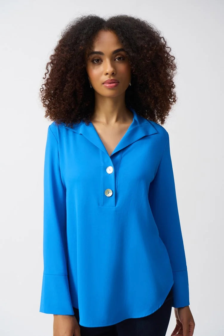 Joseph Ribkoff Coastal Blue Blouse