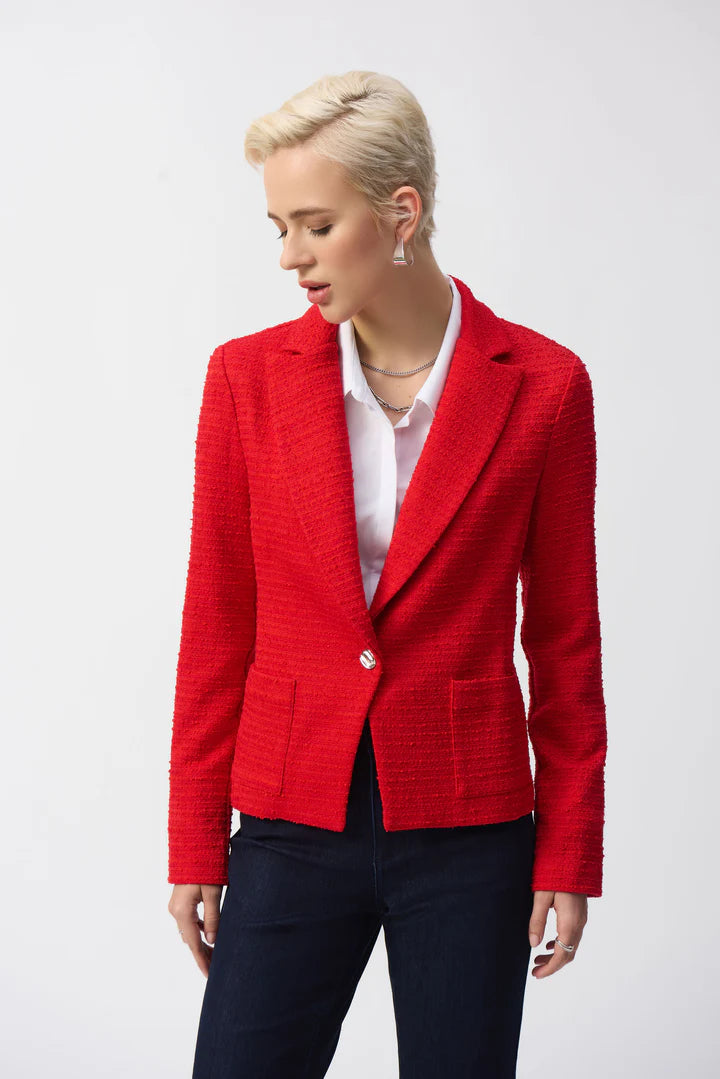 Joseph Ribkoff Bouclé Fitted Blazer