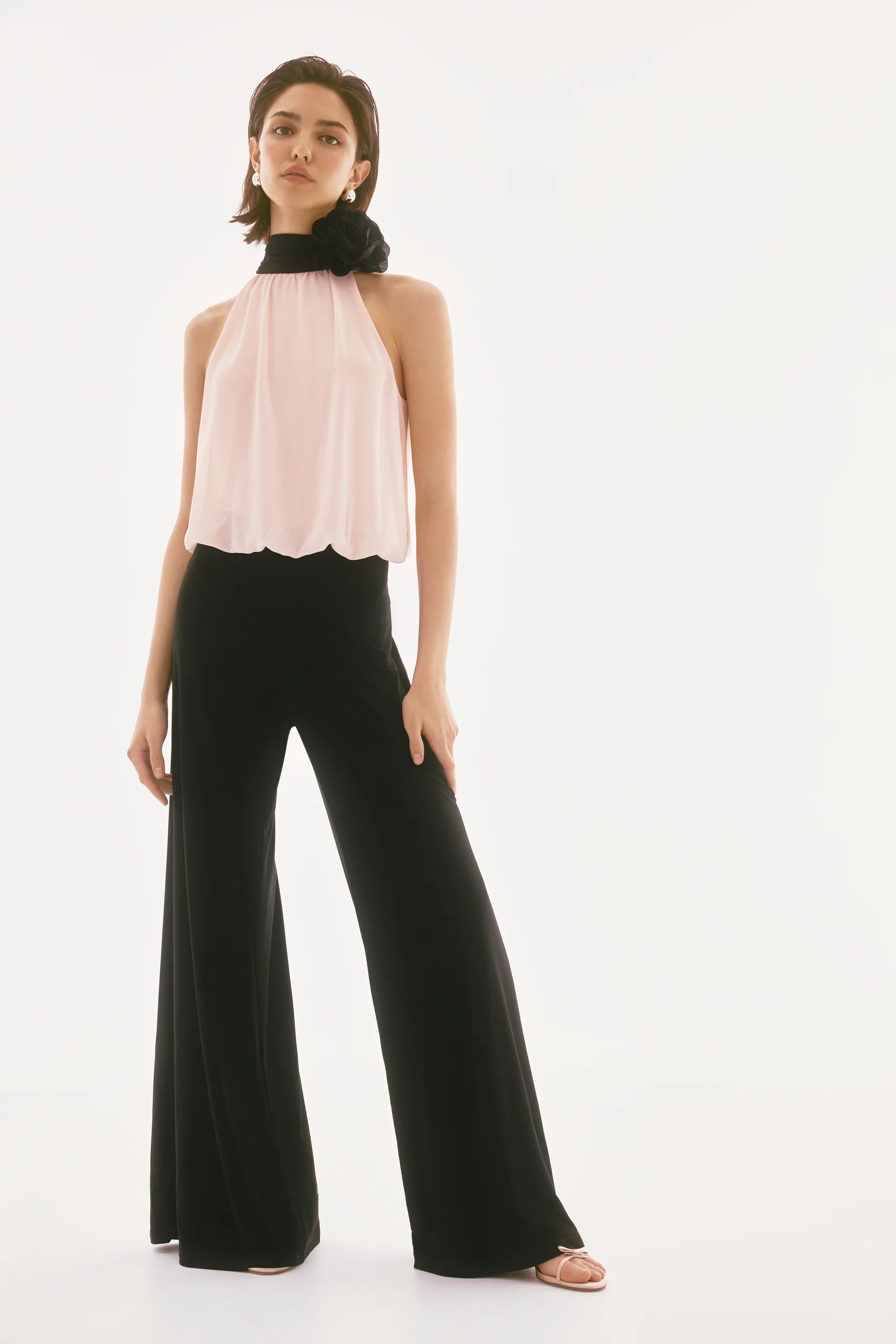 Joseph Ribkoff Black/Quartz Jumpsuit