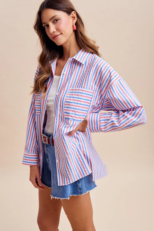 All-American Relaxed Button Down Shirt