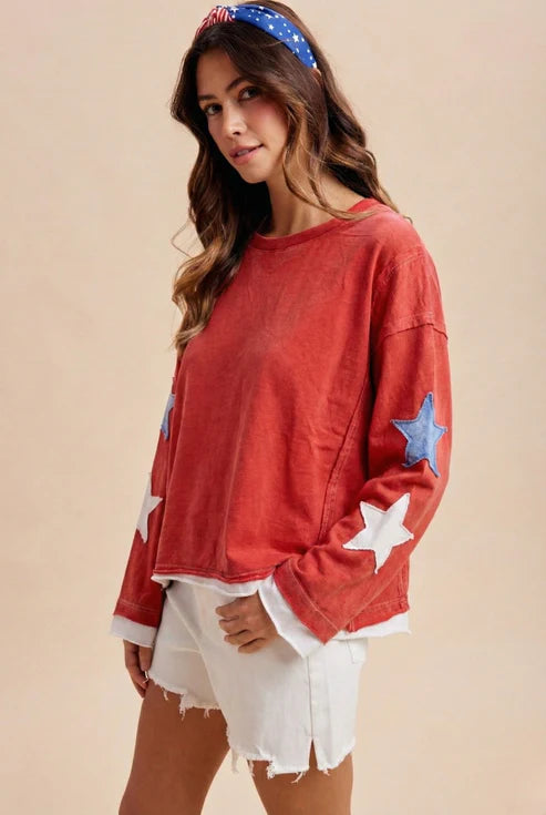 Freedom Stars Jersey Top