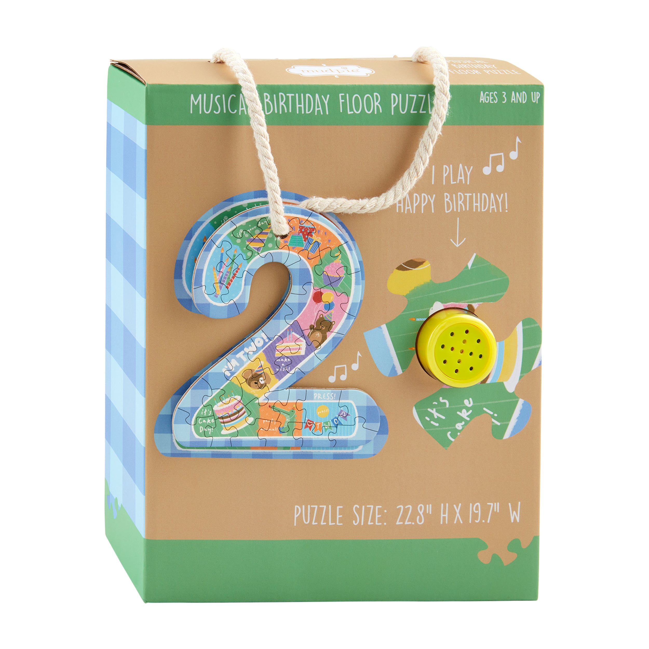 Mudpie Birthday Sounds Floor Puzzles