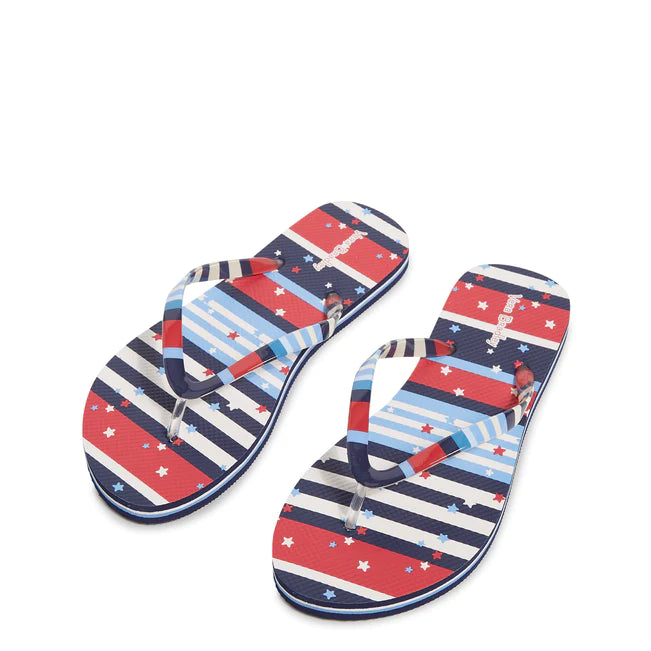 Vera Bradley Flip Flops- Summer Stars & Stripes