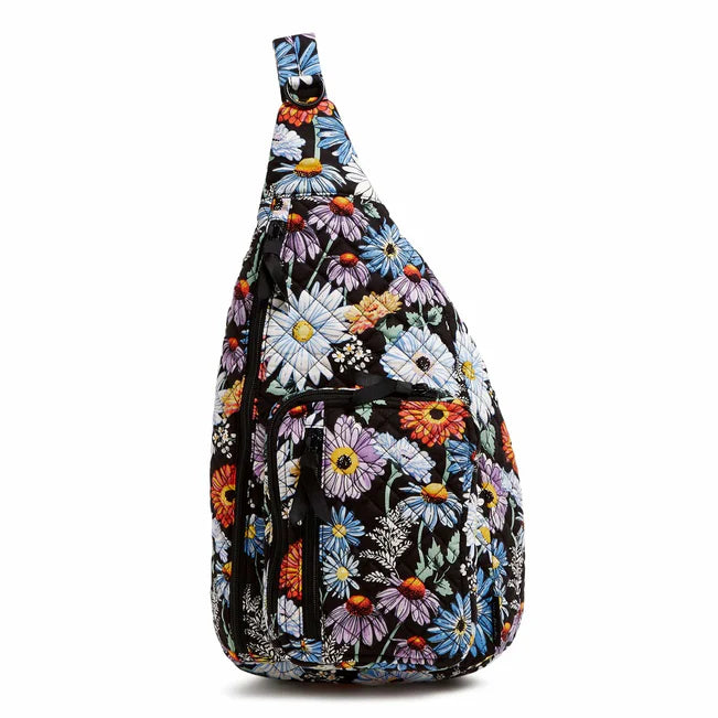 Vera Bradley Sling Backpack in Cotton-Daisies